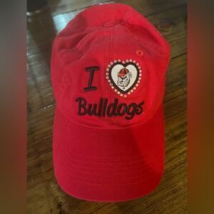 I Love Georgia Bulldogs Top Of The World Cap